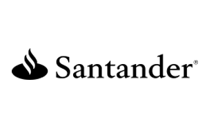santander logo monochrome