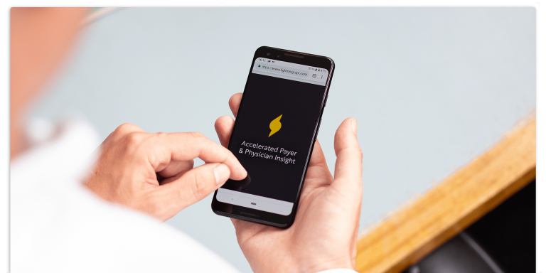 Lightning API platform being used on a mobile
