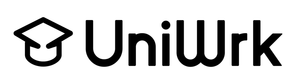 UniWrk logo black on white