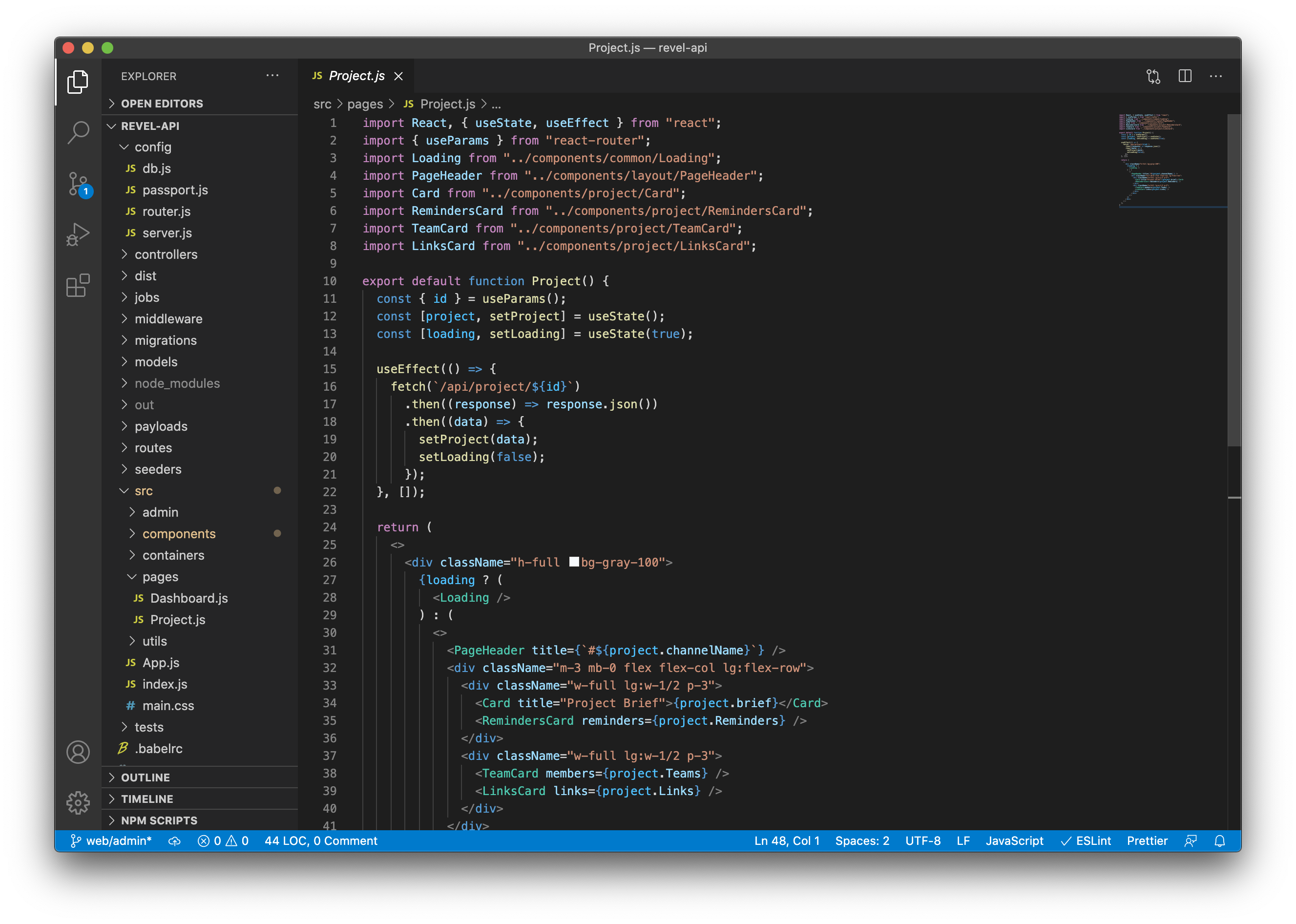 Dark mode UI design is the default for many code editors