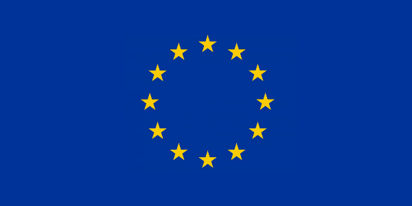 EU flag - yellow stars on blue background