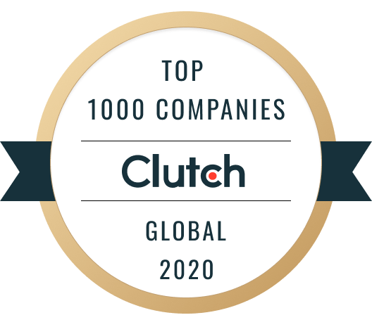 Clutch 1000 Top service providers award