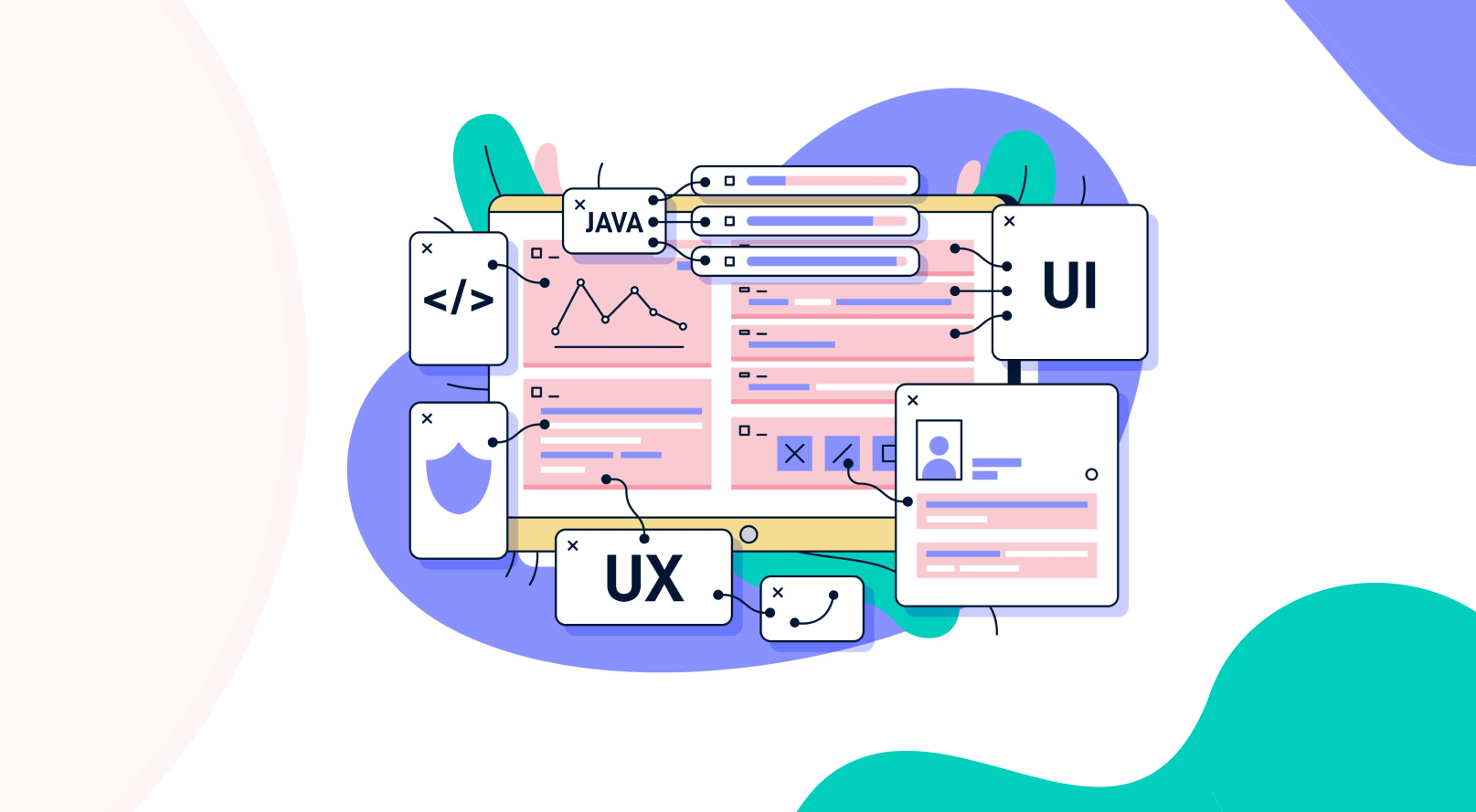 UX and UI agency illustration