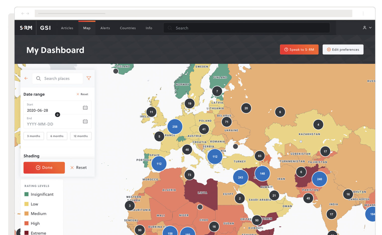 risk intelligence map