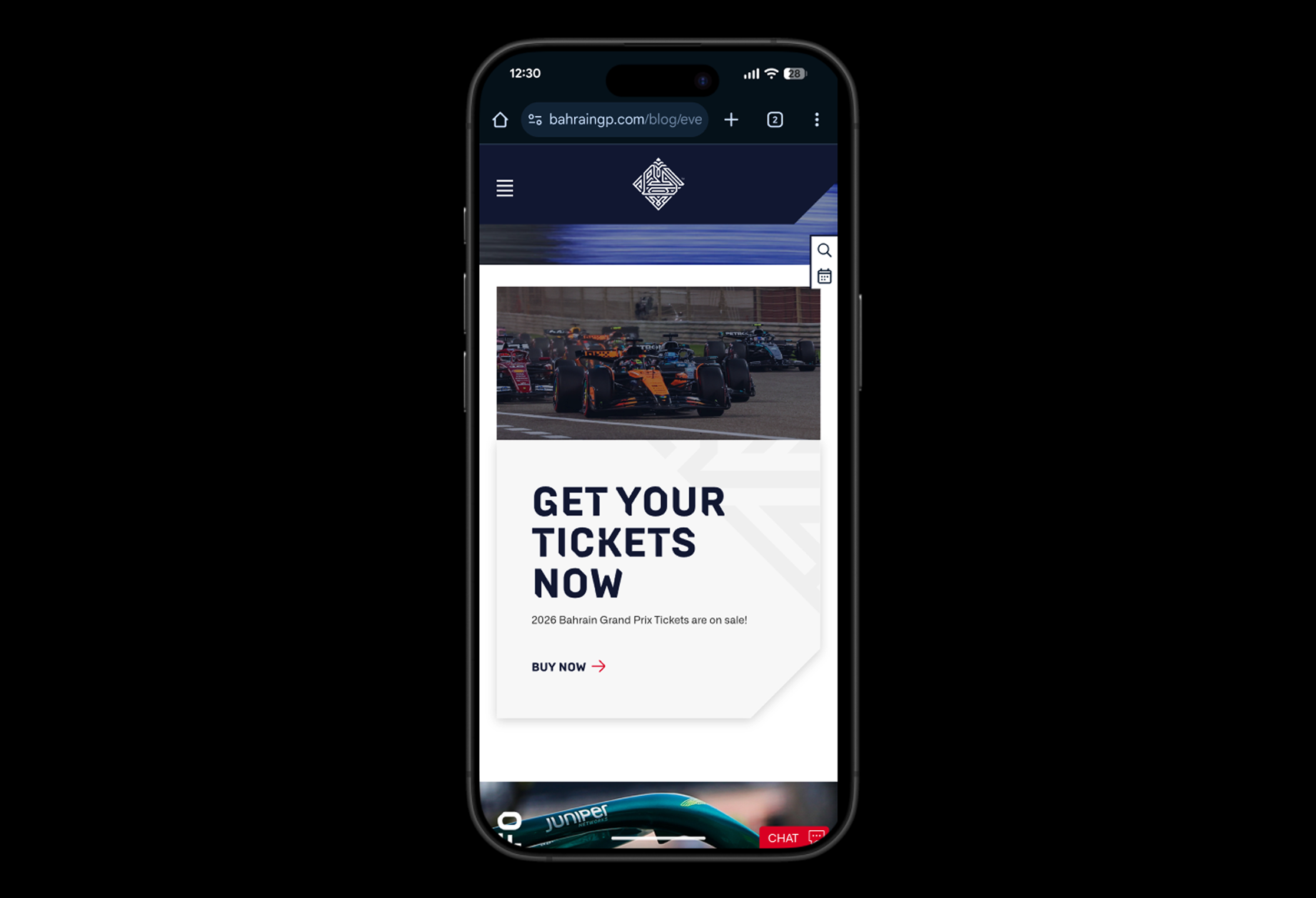mobile F1 tickets app