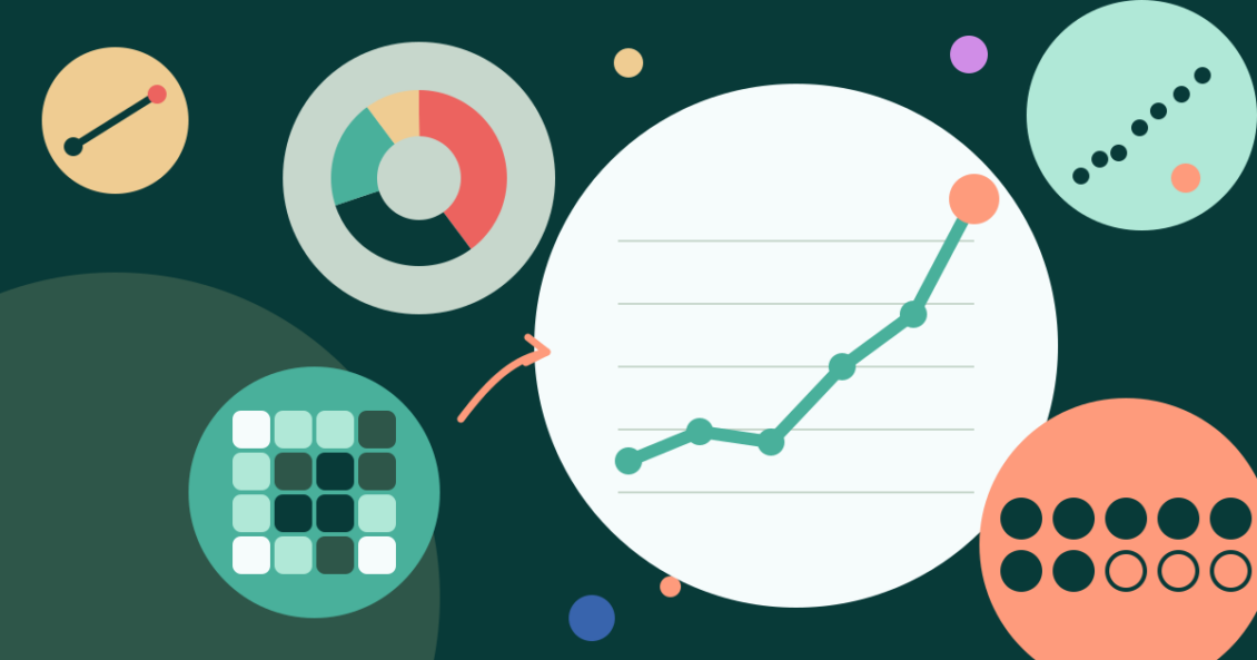 Data visualisation cover art for blog